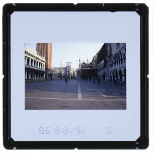 Venedig, Dogenpalast,Venedig, Markusturm,Venedig, Markusdom,Venedig, Markusplatz / Piazza S. Marco,Venedig, Prokuratien,Venedig, Biblioteca Nazionale Marciana,Venedig, Torre dell'orologio