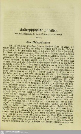 Kulturgeschichtliche Zeitbilder : (Schluß)