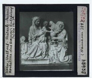 unbekannt (14. Jh.), Anbetung der Könige (Fragment) vom Hochaltar des Kölner Doms (Köln WRM),Köln, Dom, Gotischer Hochaltar