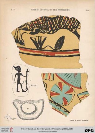 Painted pottery and seal