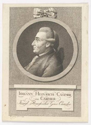 Bildnis des Iohann Heinrich Casimir von Carmer
