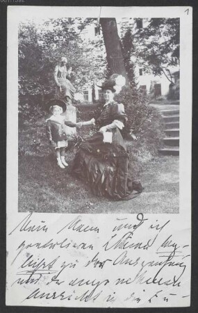 Nachlass von Ferdinand Gregori (1870-1928): Briefe und Karten von Marie Gutheil-Schoder an Ferdinand Gregori - BSB Ana 329.A.II. Gutheil-Schoder, Marie