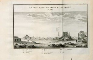 Pl. 5. Vue d'une partie des ruines de Pondichery en 1769