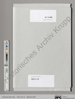 Schreiben von Alfred Krupp an die Prokura betr. Gasring zwischen Geschoss und Pulverkammer (Abschrift)