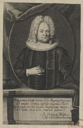 Bildnis des Johann Christoph Wolfius