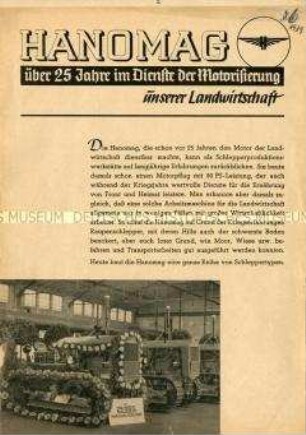 Zugmaschinen für die Landwirtschaft und Industrie