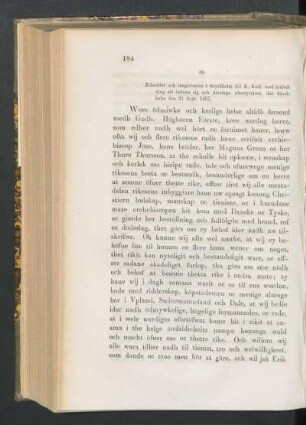 89. [Riks-Rådet och magistraten i Stockholm till K. Karl om hans återkallande till thronen, dat. Stockh. d. 21 Sept. 1467.]