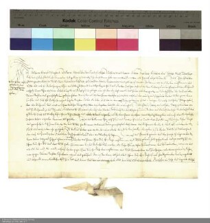 Revers Johann Adam Wiegands bezüglich der Belehnung mit einem Haus mit Garten in Fulda durch Joachim [von Gravenegg], Abt von Fulda