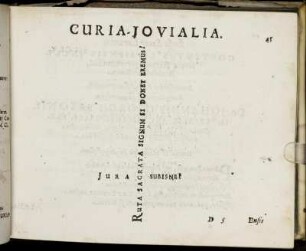 Curia Jovialia