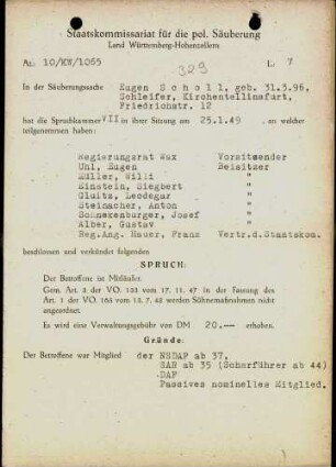 Scholl, Eugen