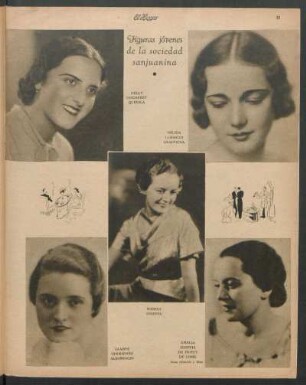 Figuras jóvenes de la sociedad sanjuanina