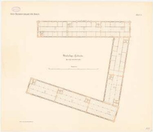 Neue Packhofanlage, Berlin-Moabit: Niederlagegebäude: Grundriss 2. Obergeschoss 1:200