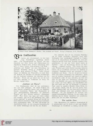13: Vom Landhausbau