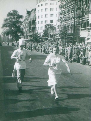 Kellner-Derby 1953. Lauf der Kochlehrlinge