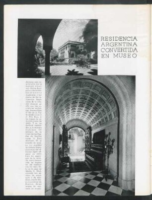 Residencia argentina convertida en museo