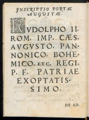 Inscriptio Portae Augustae.
