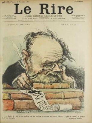 Le Gotha du "Rire", No I, Émile Zola