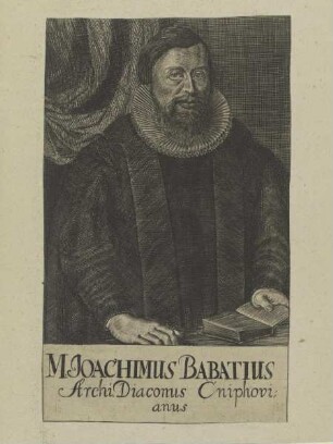 Bildnis des Joachimus Babatius