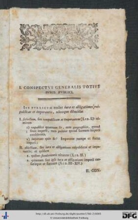Conspectus Generalis Totius Iuris Publici.