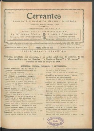 Bibliografía española