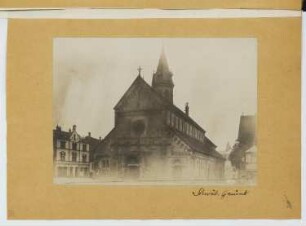 Johanneskirche, Gmünd: Ansicht (aus: Skizzen- und Fotoalbum 24)