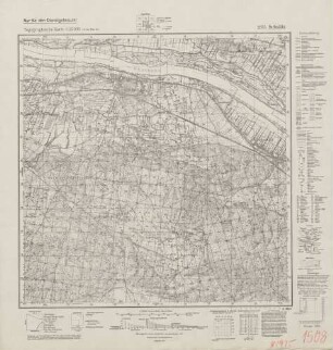 2975 Schulitz, Topographische Karte 1:25000 (4cm - Karte)