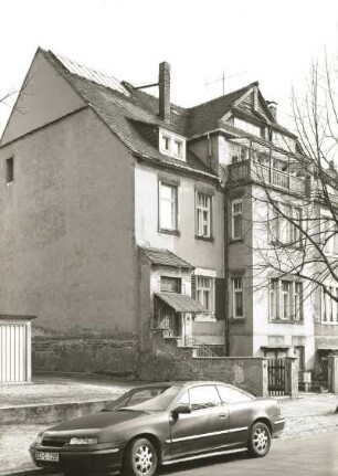 Dresden-Neustadt, Klarastraße 16. Wohnhaus (1903/1904). Straßenansicht