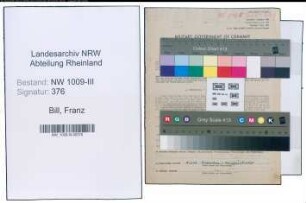 Entnazifizierung Franz Bill , geb. 18.11.1896 (Schulleiter)