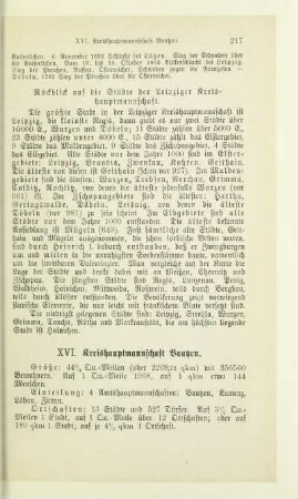 XVI. Kreishauptmannschaft Bautzen