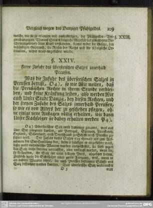 §. XXIV. Freye Zufuhr des überseeischen Salzes innerhalb Preussen