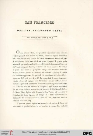 Cav. Francesco Vanni