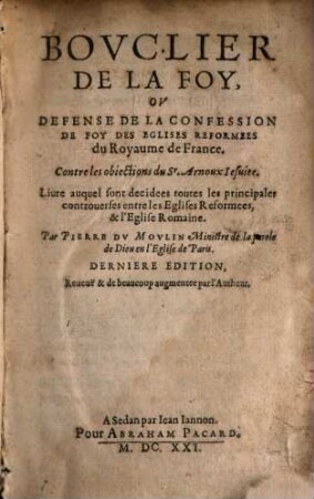 Bouclier de la Foy