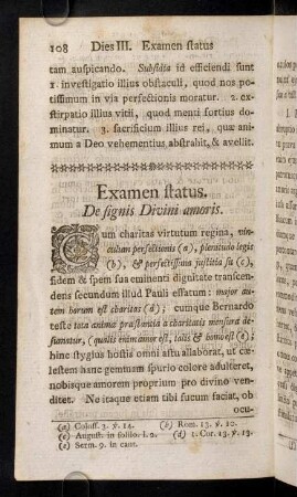 108-112, Examen status.