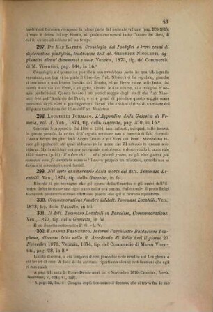 Bullettino di bibliografia veneziana. 1874 = N. 6/8