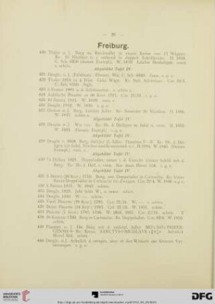 [Freiburg, Sanct Gallen] (Nr. 420-515)
