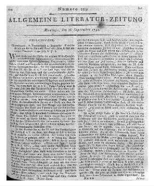 Kritische Briefe an Herrn Immanuel Kant Professor in Königsberg über seine Kritik der reinen Vernunft. - Göttingen : Vandenhoek & Ruprecht, 1790