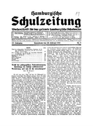 Droht der pädagogischen Reformbewegung Hamburgs die Gefahr vollkommener Verwirrung und wie ist ihr vorzubeugen? : II.