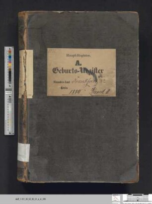 Geburtsregister Stadt Frankfurt (Oder) 1889, Urkunde 491-978