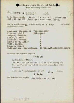 Teufel, Anton