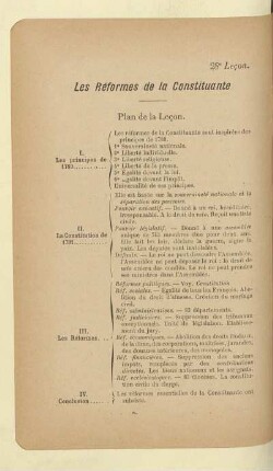 Les Réformes de la Constituante
