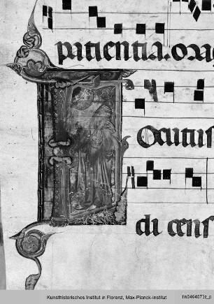 Antiphonar : Initiale P mit Abraham