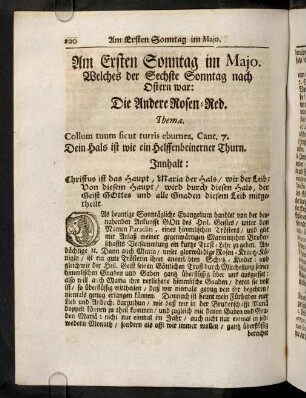 220-226, Am Ersten Sonntag im Majo, ...