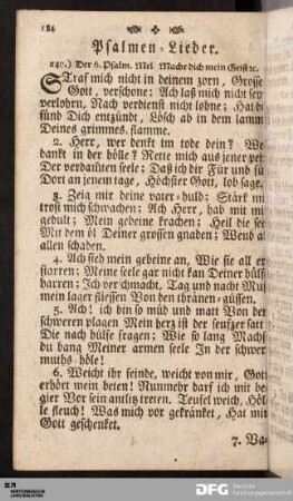Psalmen-Lieder.