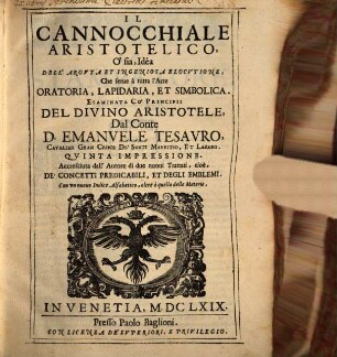 Il cannocchiale Aristotelico