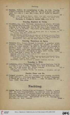 Nachtrag (Nr. 464-476)