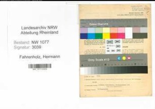 Entnazifizierung Hermann Fahrenholz , geb. 06.02.1892 (Polizist)