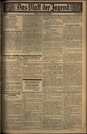 Zweite Ausgabe vom Mittwoch, den 10. Dezember 1930.