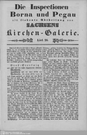 Groß-Storkwitz, Markranstädt, Laufen : 26. Lieferung