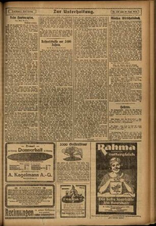 Zweite Ausgabe vom Dienstag, den 30. September 1924.