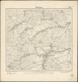 Meßtischblatt 2949 : Bolkenhain, 1886 : Bolkenhain. - Aufn. 1884. - 1:25000. - [Berlin]: Kgl. Preuss. Landesaufnahme, 1886. - 1 Kt.
